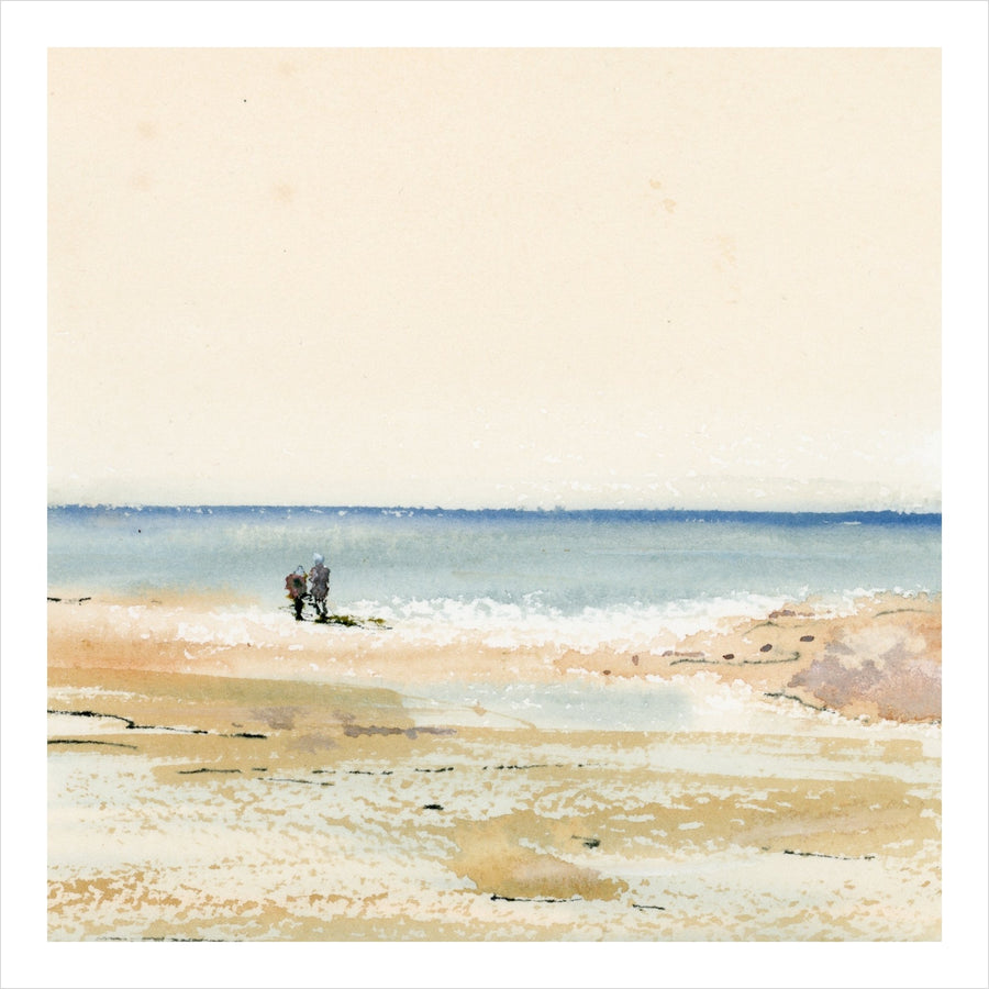 Into the Shallows, watercolour by JJ Eatherley