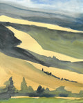 Golden Folds, watercolour by JJ Eatherley