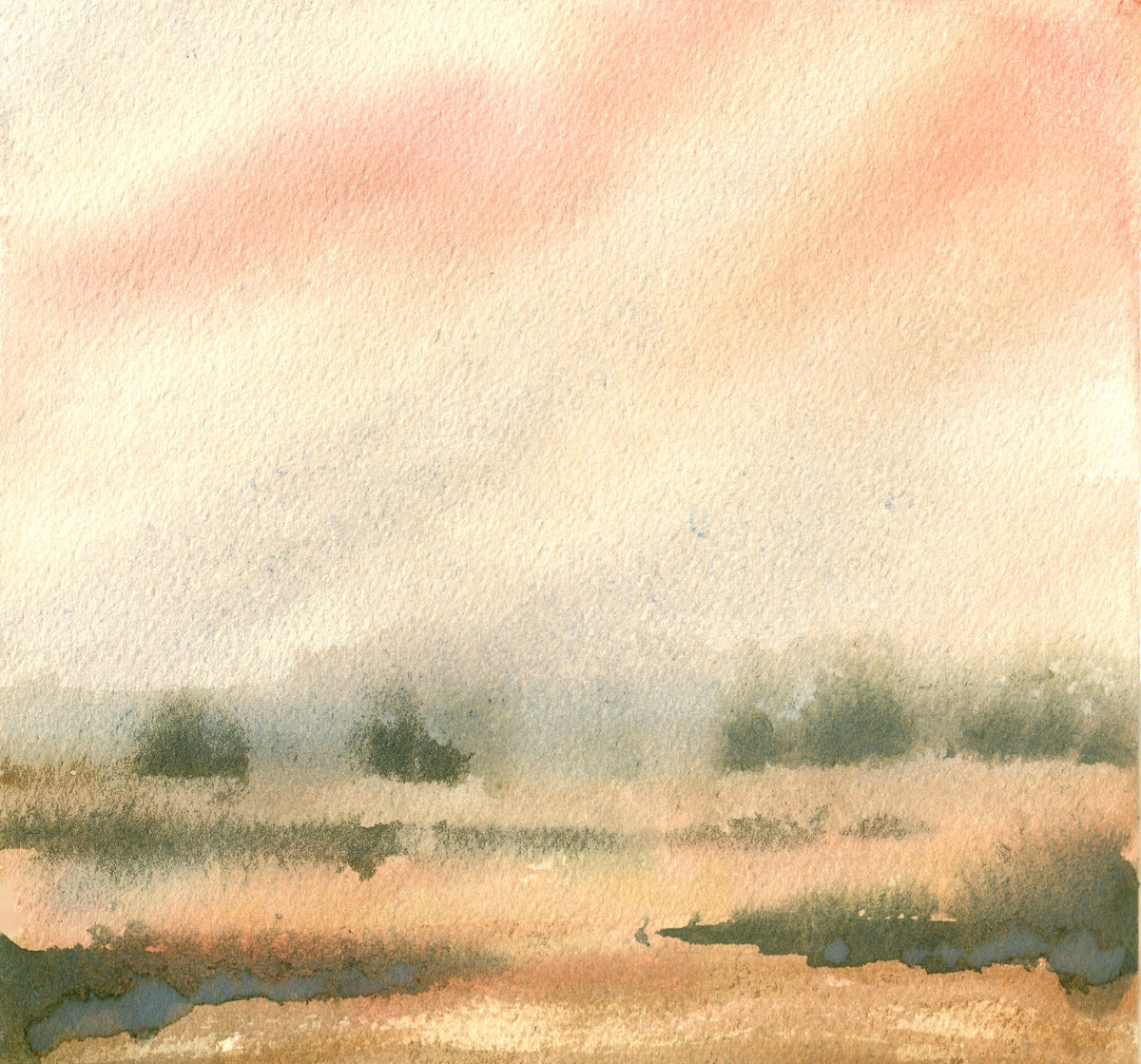 Richmond Park, watercolour by JJ Eatherley