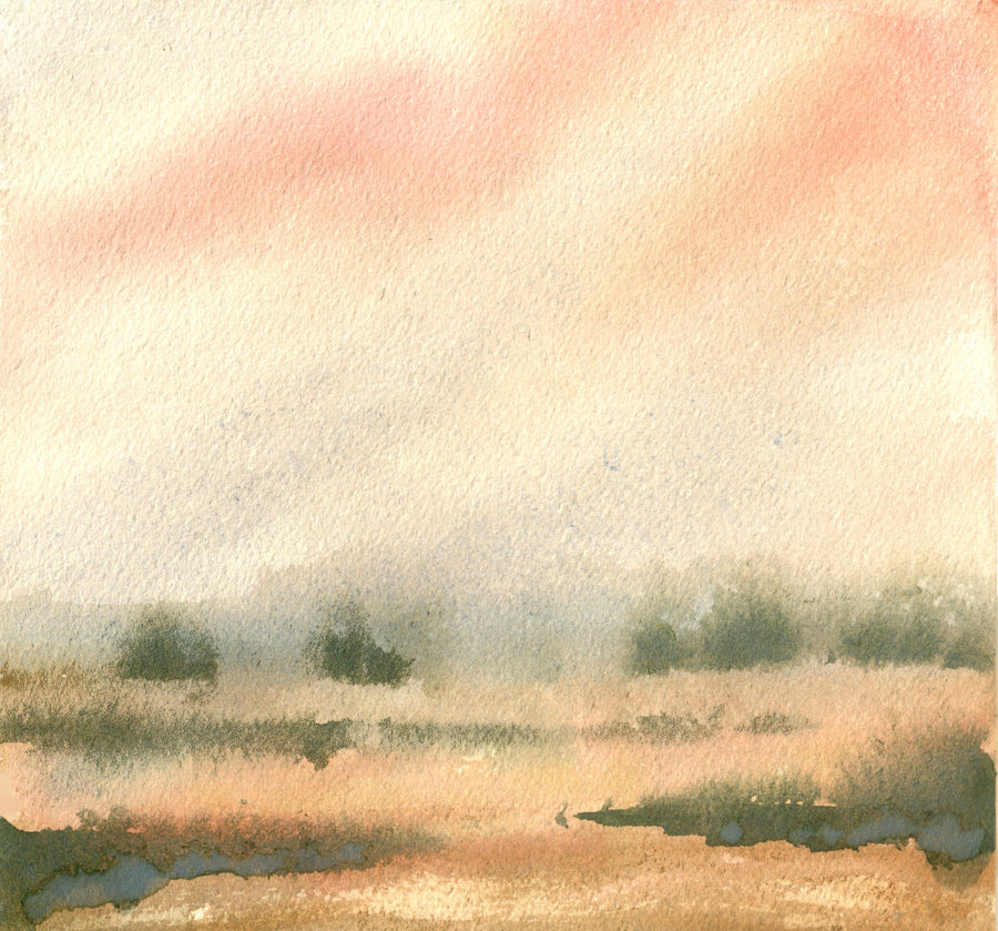 Richmond Park, watercolour by JJ Eatherley