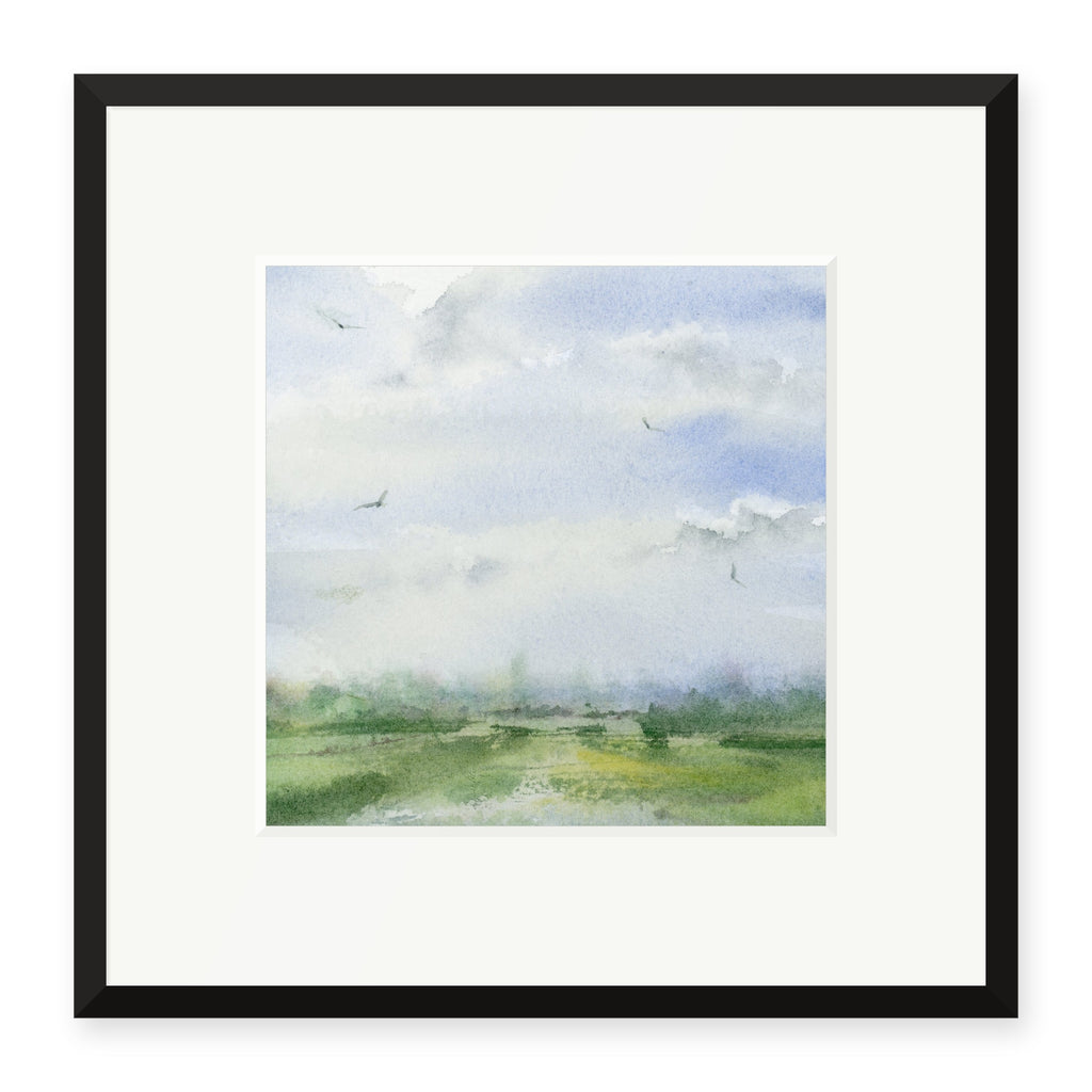 Big Sky, Duke's Meadows, framed print by JJ Eatherley