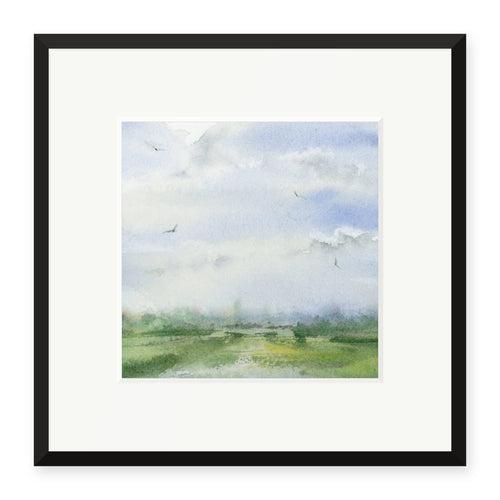 Big Sky, Duke's Meadows, framed print by JJ Eatherley