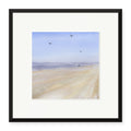 Gulls over the Shore, framed print by JJ Eatherley