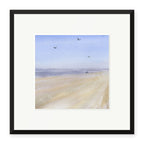 Gulls over the Shore, framed print by JJ Eatherley