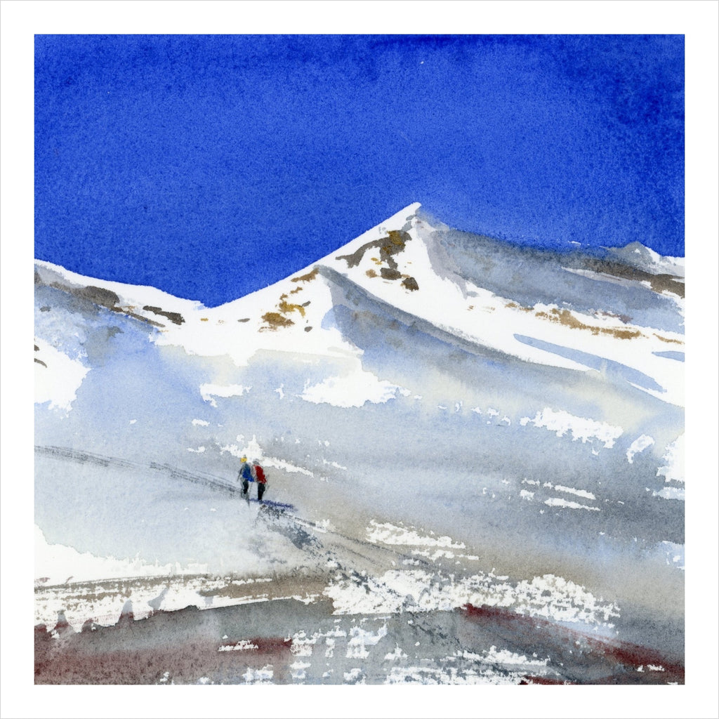 High Snow, watercolour by JJ Eatherley