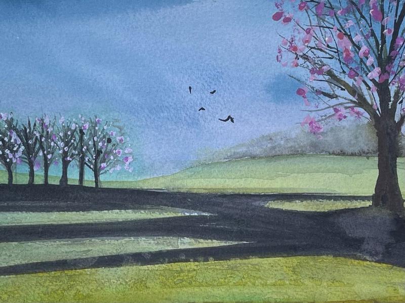Untitled landscape by Jack Eatherley