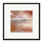 Rose Dusk over the Thames, Kew, framed print by JJ Eatherley